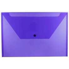 Buste in plastica di carta jam con chiusura a scatto - Opuscolo legale - 9 3/4 x 14 1/2 - viola - 12/pacchetto