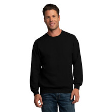 Fruit of the Loom Heren Vochtregulerend Eversoft Fleece Sweatshirt, Zwart, 4X-Groot