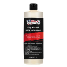 U.S. Art Supply Professional High Gloss Nuring Art Art Art Topcoat i gliniany lakier 16 uncji. (Pint) - Wyczysc trwale wykonczenie ochronne do wy