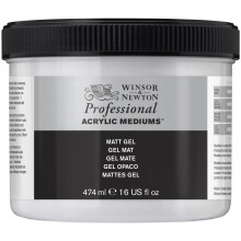 Winsor & Newton Medium Acrílico Profissional, Gel Fosco, 474ml (16-oz)