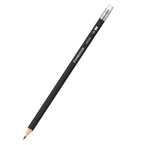 Staedtler Lápis Premium Staedtler Norica HB2 Preto - Pacote de 72 1