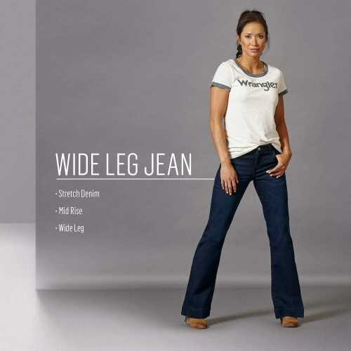 Wrangler Wrangler Retro Mae Mid Rise Stretch Boot Cut Jean-BUKSE 2