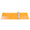 JAM PAPER Pasta de plstico de 4 polegadas - Pasta laranja com 3 argolas - Vendida individualmente 4