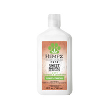 Hempz Petz 2-in-1 Hundeshampoo & Spülung: Ananas & Honigmelone, reinigt, pflegt & spendet Feuchtigkeit, 483 ml