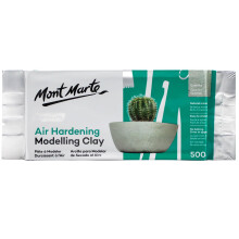 Modelovac hmota Mont Marte tvrdnouc vzduchem 1,1 lb (500 g) z ulov kamenn hlny pro tvarovn jemnho lesklho efektu Ideln pro profesionln