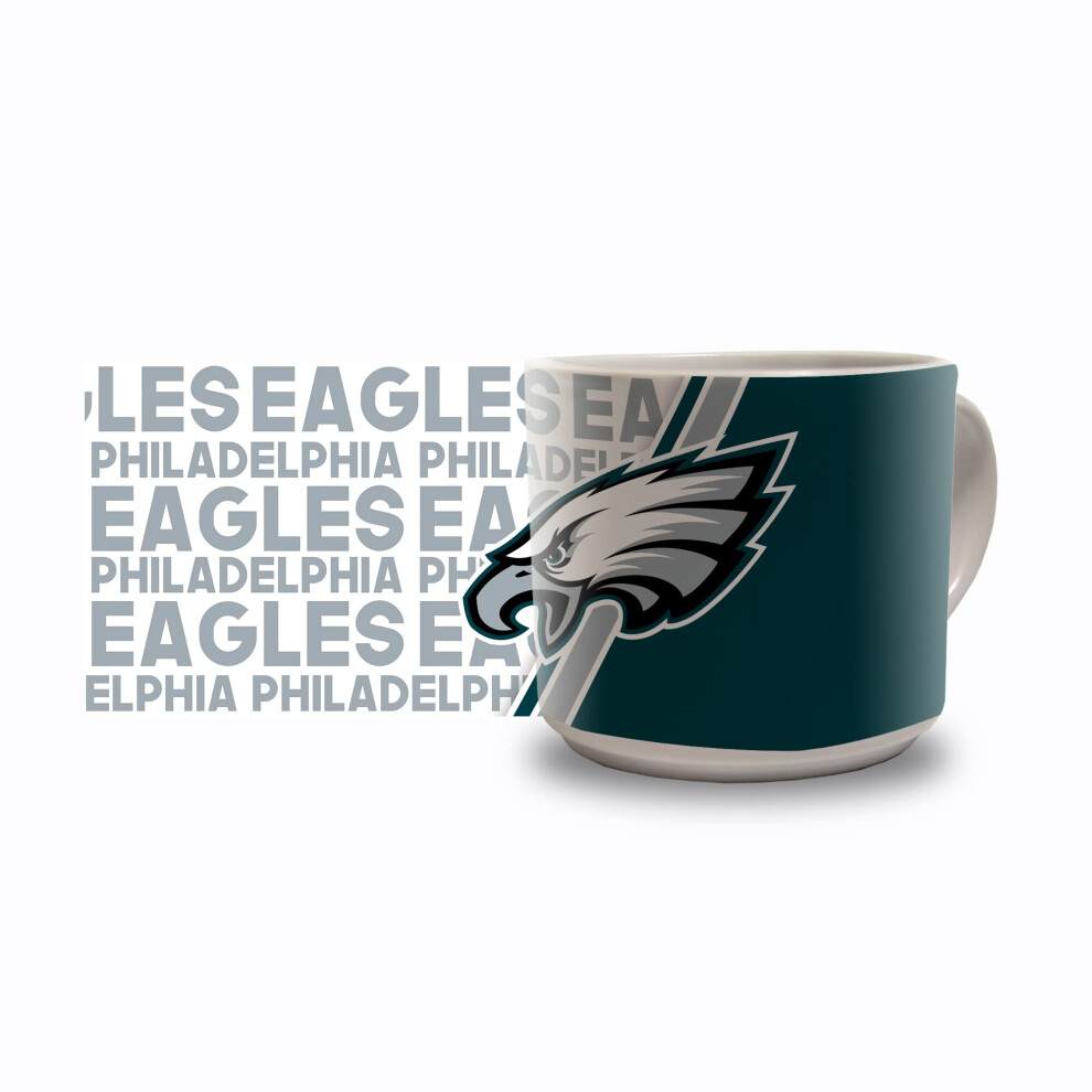 Rico Industries Nfl Football Philadelphia Eagles Metro-Kaffeetasse Aus Keramik, 400 Ml-image