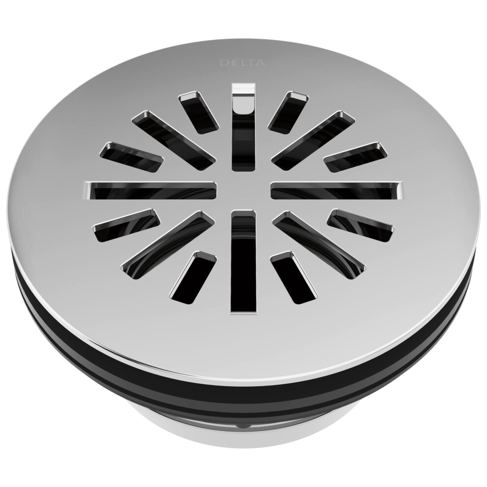 Delta Faucet 4 Inch Round Shower Floor Drain Chrome Shower Drain Kit Round Shower Drain Chrome Shower Drain Shower Floor Drain Chrome Dt051411 195205060697