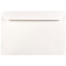 JAM PAPPER 7 1/2 x 10 1/2 hfte kommersiella kuvert - vitt - 50/pack