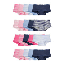 Fruit of the Loom katoenen boyshort-ondergoed voor meisjes, 20 stuks, modeassortiment 14