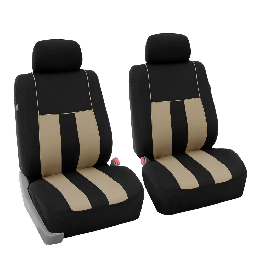 Fh Group Universal Fit Front Set Striking Striped Automotive Seat Covers Fit Front Set Striking Stripeds Most Cars Suvs And Trucks (Airbag Compatibl 842319172647
