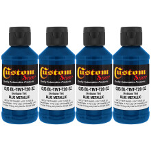 Concentrato per tinta uretanica Custom Coat da 3 once (colore blu metallizzato) per la colorazione di rivestimenti per cassoni di camion (confezi