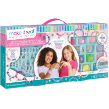 Make It Real: Melhor Dia de Sempre! Estúdio de Joias Deluxe - 2183 peças - Kit de Artesanato DIY