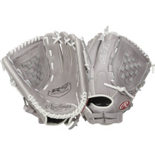 Rawlings | Luva de Softbol Fastpitch R9 | Basket Web | 12' | Destro | Cinza