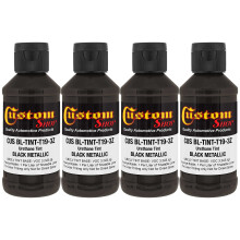 Concentrato per tinta uretanica Custom Coat da 3 once (colore nero metallizzato) per la colorazione di rivestimenti per cassoni di camion (confez