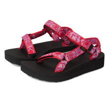 Teva Women's Midform Universal Sandal Neon Floral Pink/Purple 10