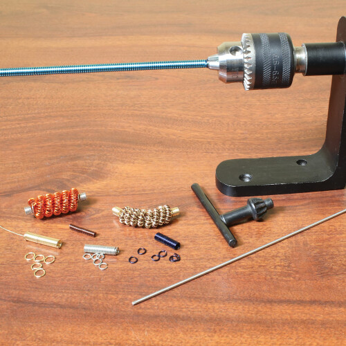 The Beadsmith EZ Coiler Pro - Wire Elements - Includes Mountable Base 2 Mandrels Chuck Key Instructions and a Storage Case - Create Jump Ring 1