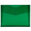 JAM PAPER Envelopes Plásticos de Expansão com Fecho de Gancho - 9 3/4 x 13 com Expansão de 2 Polegadas - Verde - 12/Pack 1