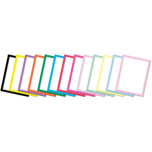 Basic Border Brevhoved Laser & Inkjet Printer Papir - Brights (assorteret 72 Pack)