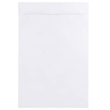Jampapier 10 x 15 open uiteinde catalogus enveloppen - wit - 25/pack