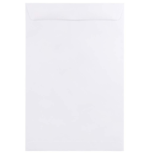 JAM PAPER 10 x 15 Open End Catalog Envelopes - White - 25/Pack