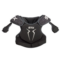 STX Stallion 75 Lacrosse Schulterpolster Schwarz/Grau Medium