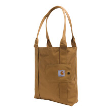 Carhartt Vertical, Bolsa Abierta Resistente al Agua, Color Marrón