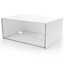 kulusion Desk Drawer Organizer Stackable Storage Drawers Plastic White Desk Organizers Great for Makeup Storage Bathroom Organization Accessories E
