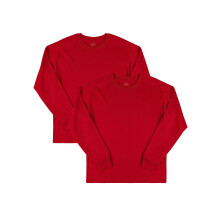 T-shirt da uomo in cotone Eversoft di Fruit of the Loom, traspiranti e assorbono l'umidit?, con controllo degli odori, a maniche lunghe, colore r