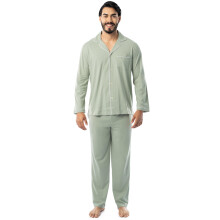 Fruit of the Loom Herren-Pyjama-Schlafanzug aus Jersey-Strick, Grn