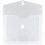 JAM PAPER Envelopes Plásticos Expansíveis c/ Fecho de Velcro - Cartas - 9 3/4 x 13 com 2 Polegadas de Expansão - Transparente - 12/Pack 2