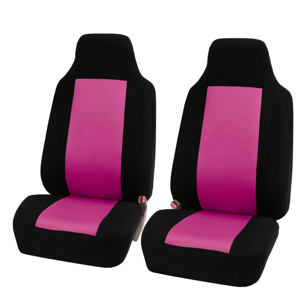 Fh Group Car Seat Covers Front Set Cloth - Car Seat Covers For Bucket Seats 1 Piece Seatcover Universal Fit Car Seat Cover Washable Car Seatcover Auto 842319185920
