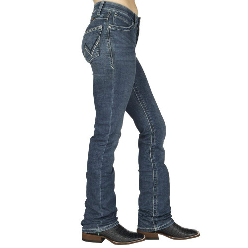 Wrangler Wrangler Willow Mid Rise Performance-tailleboot voor dames Ultimate Riding Jean Davis 3-32 2