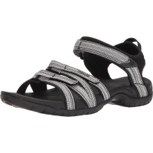 Teva Women's Tirra Sandal Black/White Multi 5
