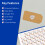 Avery TrueBlock Matte White Square Labels 1 2