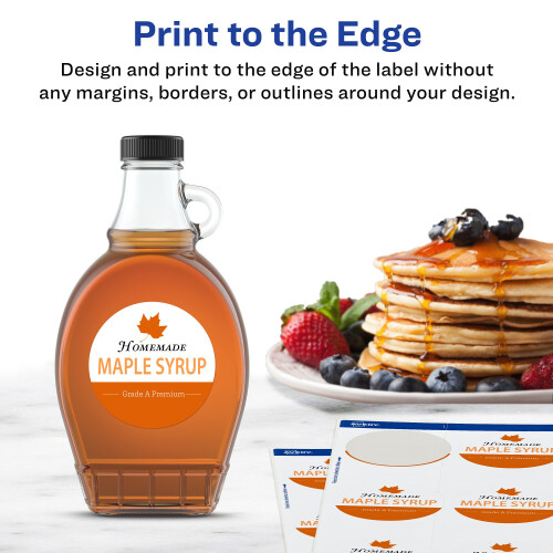 Avery mathvide runde etiketter med Sure Feed 2"""" diameter 600 mathvide printbare etiketter 2