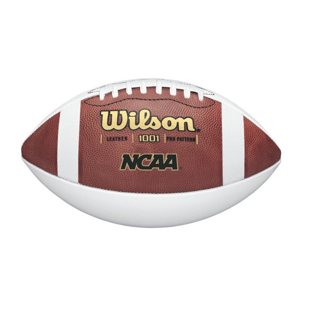 WILSON NCAA Autograph Football - Official Size Brown/White