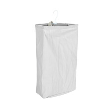 Saco de Lavandaria Suspenso para Porta, Bag de Lona Lavável, Suporta Duas Cargas, Ótimo para Dormitórios