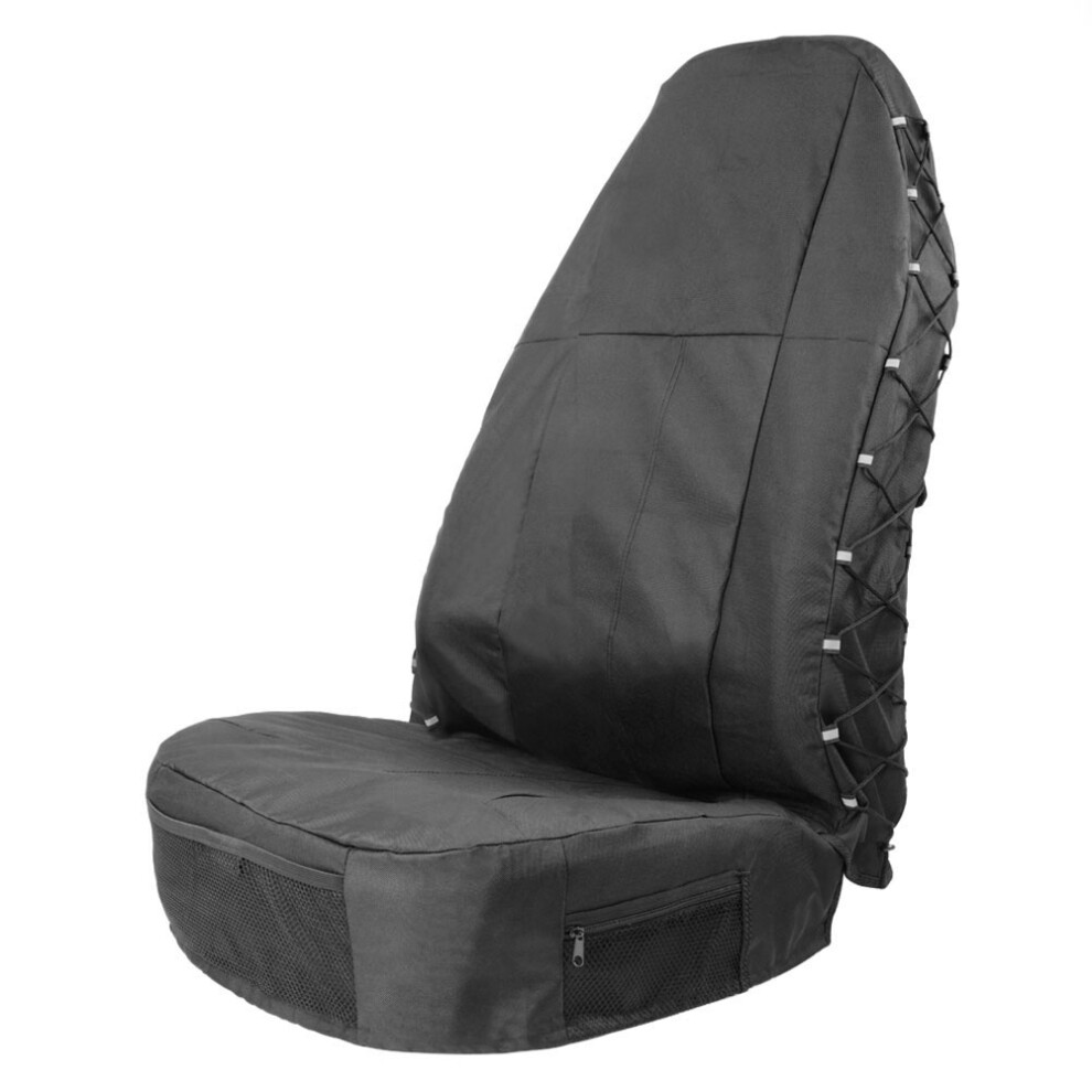 Tirol Front Car Seat Covers Waterproof Bucket Seat Cover Universal Heavy Duty High Back Seat Covers For Semi Truck Cars Trucks For Jeep Van Suv 034948843290