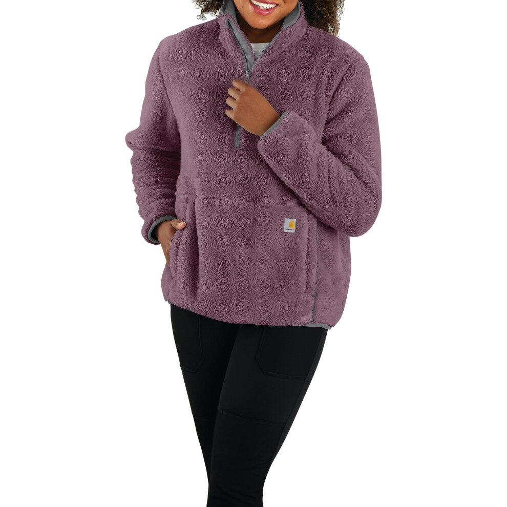 Carhartt Women's Loose Fit Fleece Pullover  Huckleberry