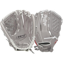Rawlings | R9 Series Fastpitch-Softballhandschuh | Basket Web | 12,5' | RHT | Grau