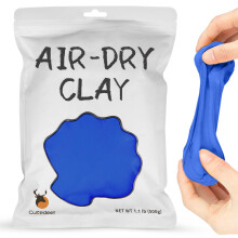 Cutedeer Blue Air Dry Clay 1,1 lb penov modelovac hmota Mekk mackav formovac hmota pro deti Dospel Potreby pro projekt Arts & Crafts Slime (1,1