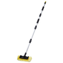 VEVOR Car Wash Brush  62-Inch Extendable Car Washing Brush with Long Handle  Soft Chenille Fiber Car Wash Mop Mitt  180 Rotatable Car Cleaning Br