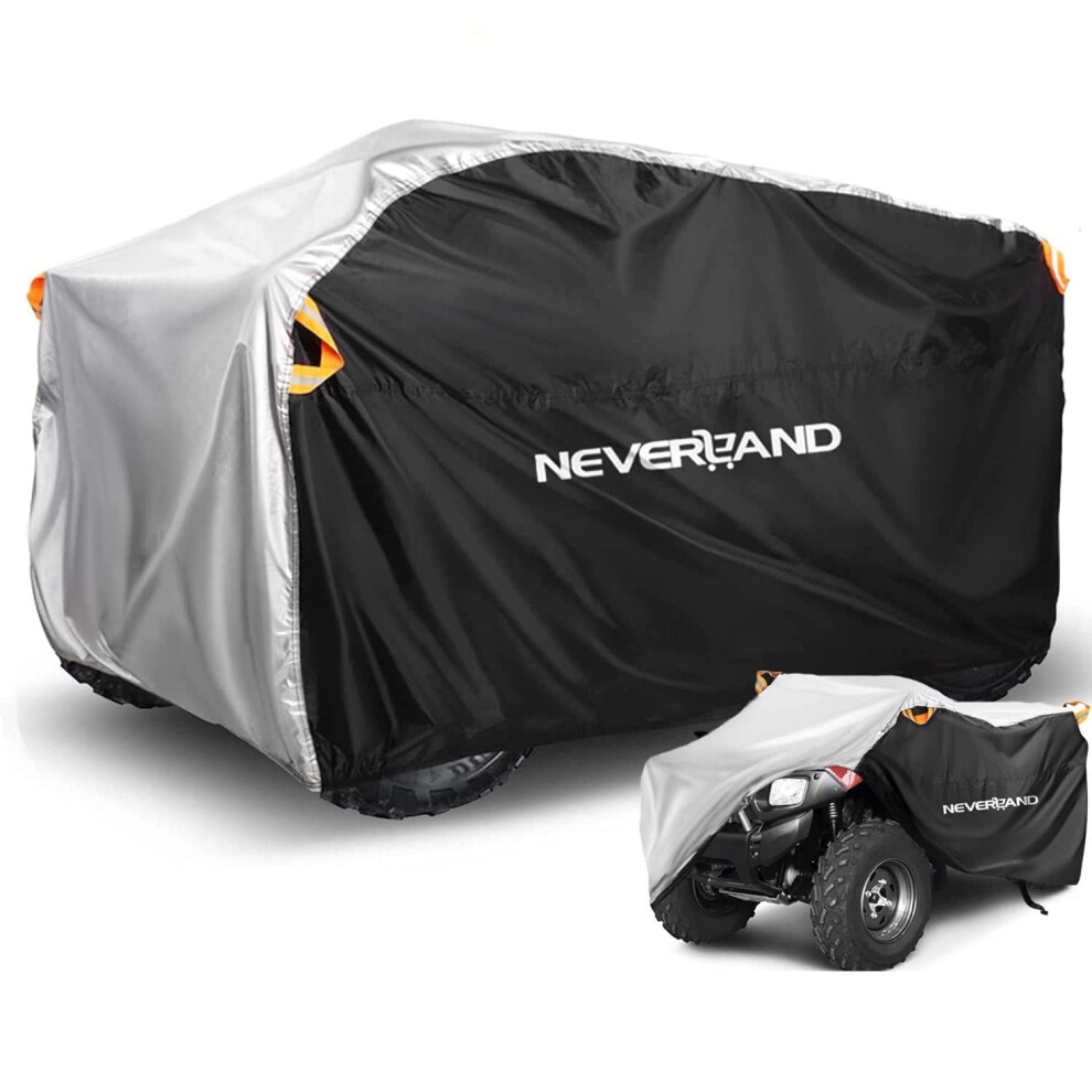 Neverland Atv Cover Waterproof Heavy Duty Xl Universal Quad Cover Outdoor Storage Cover 4 Wheeler Rain Cover All Weather For Polaris Sportsman Yamaha 791533137348