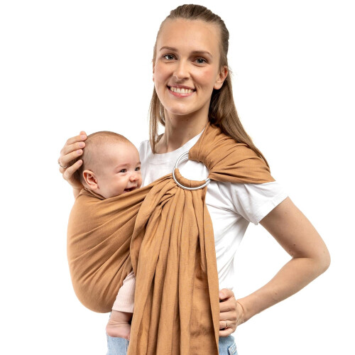 Porte-bébé BOBA Ring Sling in lino RYE - BOBA