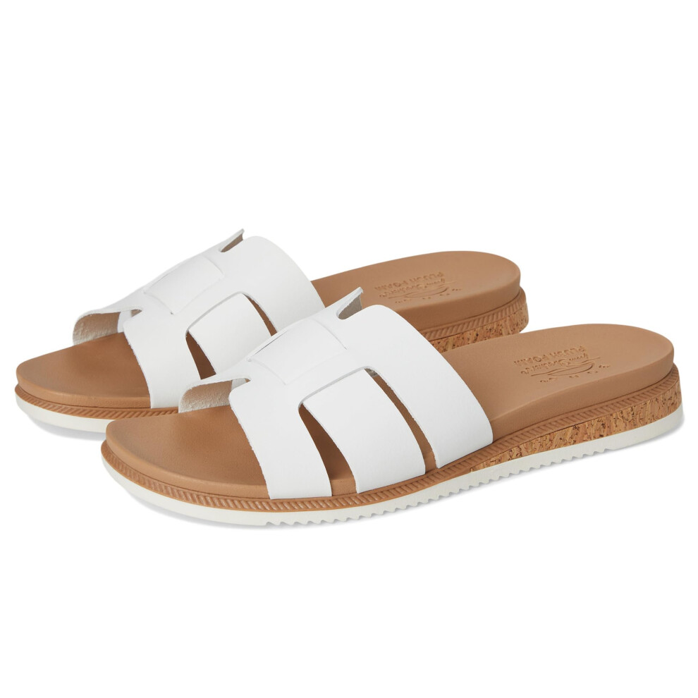 Skechers Women's Desert Kiss Low-Peak Look Sandal White 11