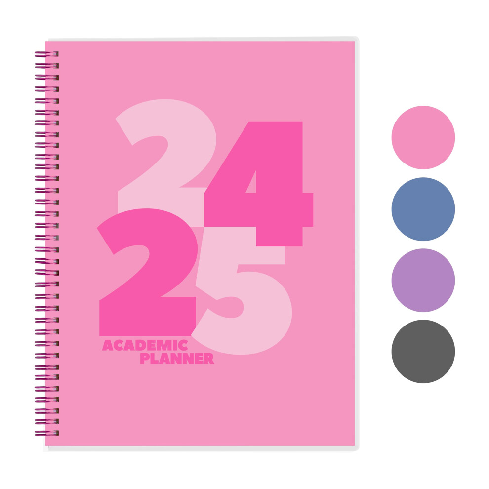 Riley's Planner 2024 2025, Akademisches Jahr, 18-Monats-Wochenplaner Mit Dickem Block Fettgedruckter Und Klarer Wochen- Und Monatsagenda-Plane-image