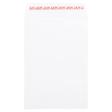 JAM PAPPER 7 x 10 kommersiella kuvert med ppen katalog med avdrag och frsegling - vit - 50/pack