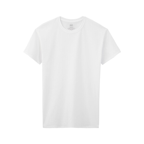 Fruit Of The Loom Camisetas e Regatas de Algodão Eversoft para Rapazes, Pack de 5 - Branco, X-Gigante 1