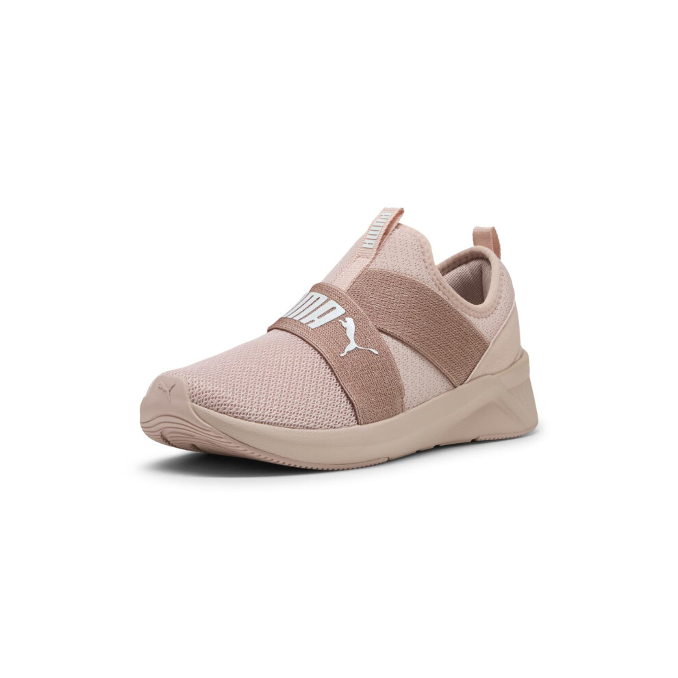 PUMA Women's Softride Harli Slip On Training Shoes  Rose Quartz-Cool Mid Gray  9.5