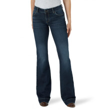 Wrangler Damen Retro Mae Mid Rise Wide Leg Hose Jean Samantha 3-32
